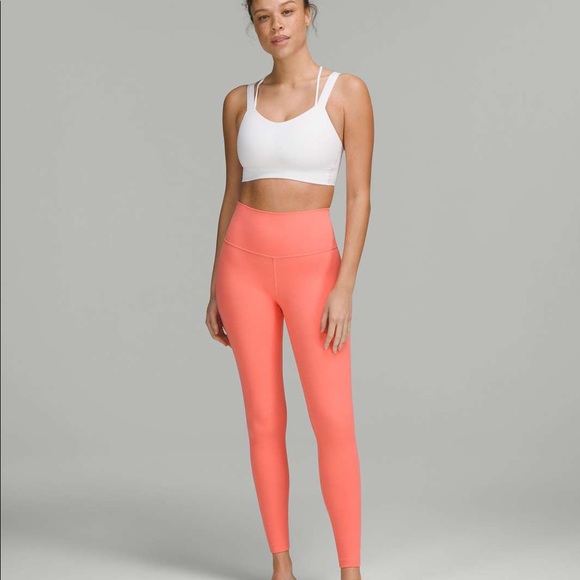 NWT Lululemon align leggings 28 inseam raspberry cream RPCR - Picture 2 of 4